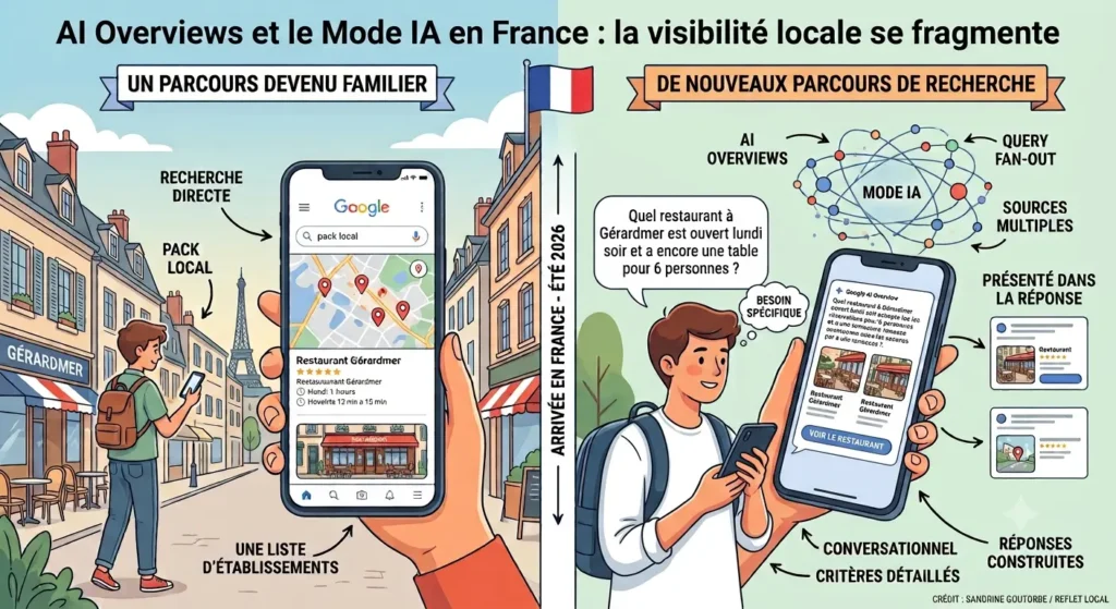 AI Overviews et le Mode IA arrivent en France : ce que cela change pour la visibilité locale